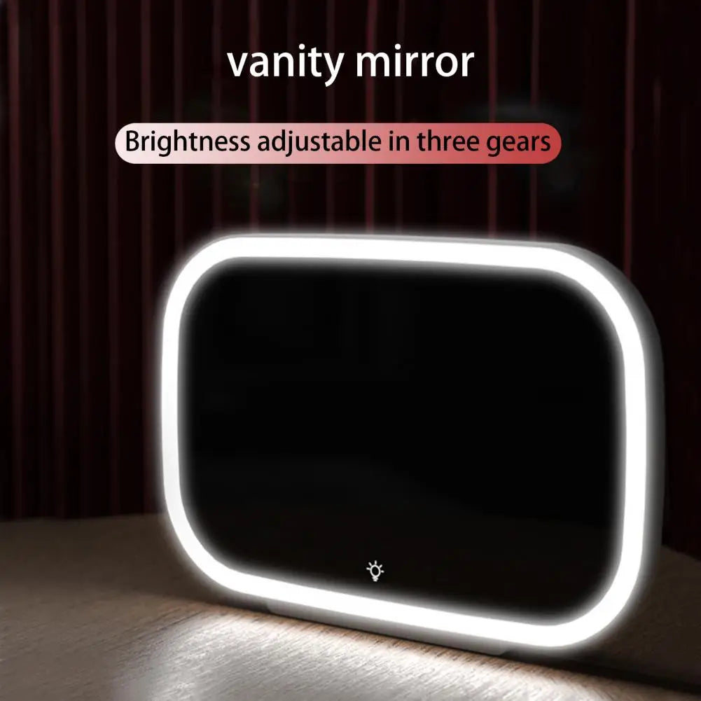 Car Visor Mirror with LED Light Car Interior Mirror Compact Large Screen Excellent 7.8-inch Car LED Visor Vanity Mirror