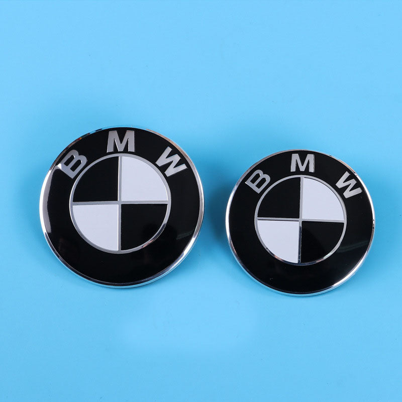 Adecuado para cubiertas de cubo de rueda estándar delanteras y traseras de BMW de 56/68 mm Serie 3 Serie 5 Logotipo X1X5X6M Logotipo de cubierta central de marca compartida