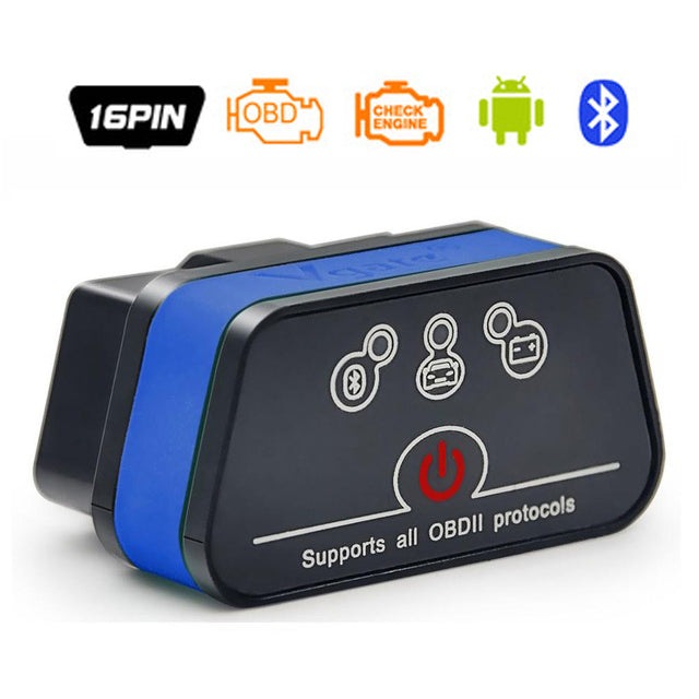 Herramienta de diagnóstico OBD2 Bluetooth/Wifi Vgate icar2 ELM327 Escáner OBD 2 Bluetooth/Wifi Mini ELM327 para lector de códigos Android/PC/IOS