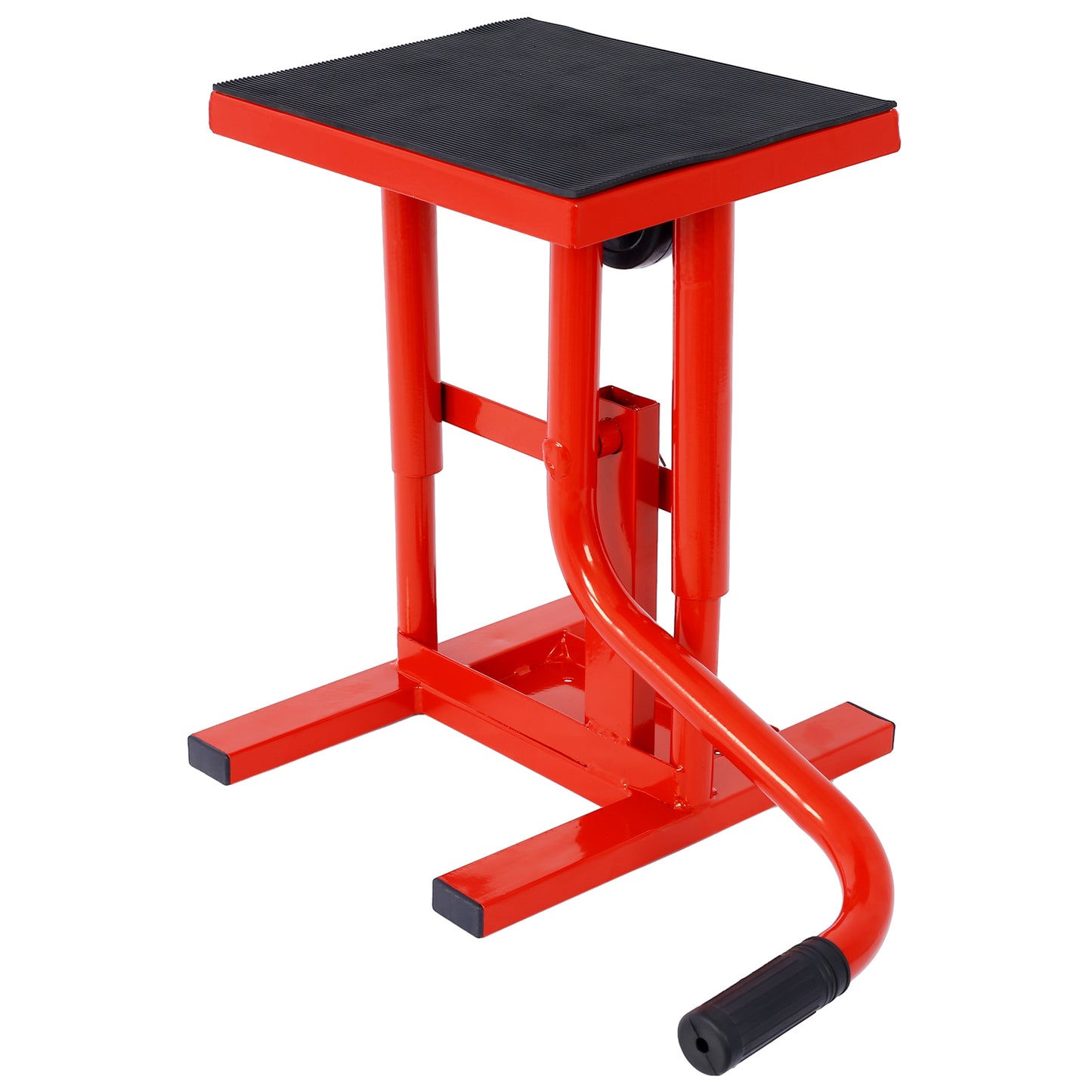 Soportes y elevadores para motocicletas y motos de cross Soporte de gato Elevador de acero de 11" a 16,5" Altura ajustable Capacidad de carga de 330 libras Acero resistente