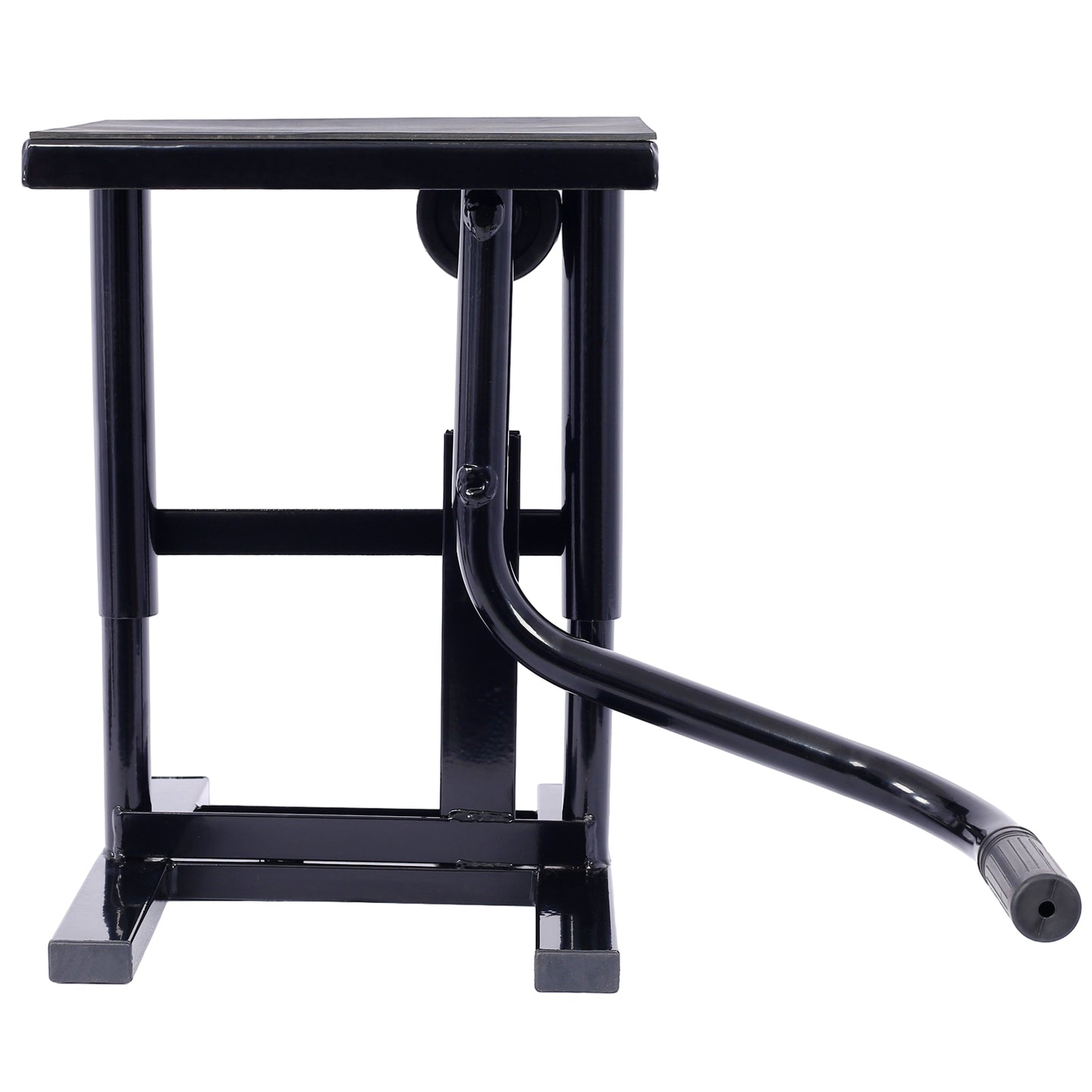 Soportes y elevadores para motocicletas y motos de cross Soporte de gato Elevador de acero 11"-16,5" Altura ajustable Capacidad de carga de 330 LBS Acero resistente B