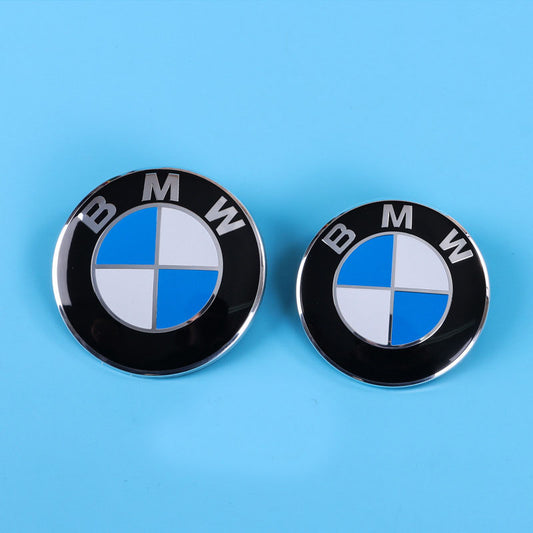 Adecuado para cubiertas de cubo de rueda estándar delanteras y traseras de BMW de 56/68 mm Serie 3 Serie 5 Logotipo X1X5X6M Logotipo de cubierta central de marca compartida