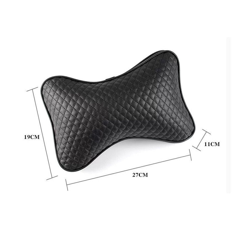 1 pair Luxury Linen material car headrest pillow Unisex Breathable Auto Neck Rest Headrest Cushion Pillows 4 seasons Universal