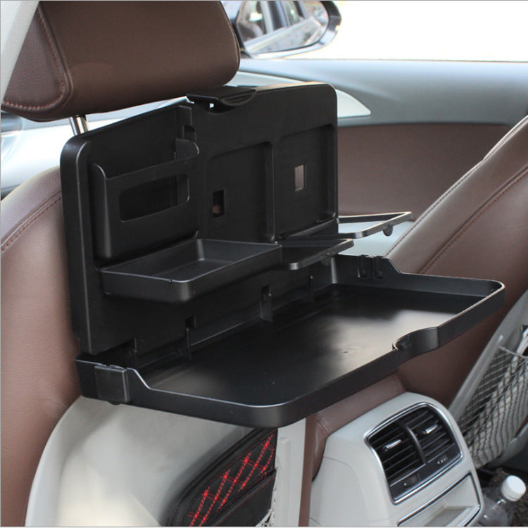 Car Dining Tray Chair Back Storage Table Small Dining Table Car Chair Back Drink Rack Mobile Phone Rack Car Supplies 