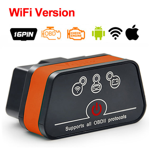 Herramienta de diagnóstico OBD2 Bluetooth/Wifi Vgate icar2 ELM327 Escáner OBD 2 Bluetooth/Wifi Mini ELM327 para lector de códigos Android/PC/IOS