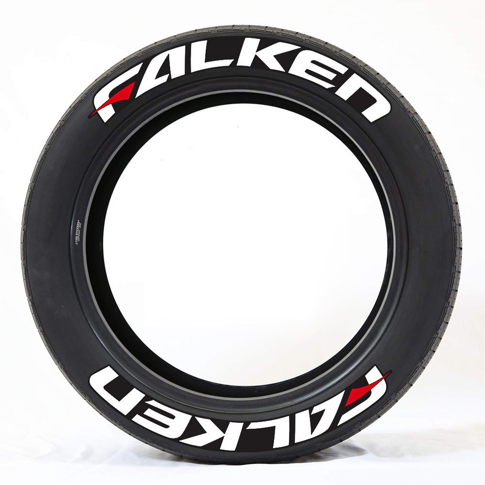 New Connected Car Tire Stickers, Tire Letter Stickers, English Letter 3D Stereoscopic Stickers