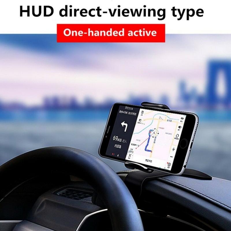 1pc Car Phone Holder Universal Cell Phone GPS Car Dashboard Mount Phone Holder Stand Hud Clip On Cradle Phone Bracket