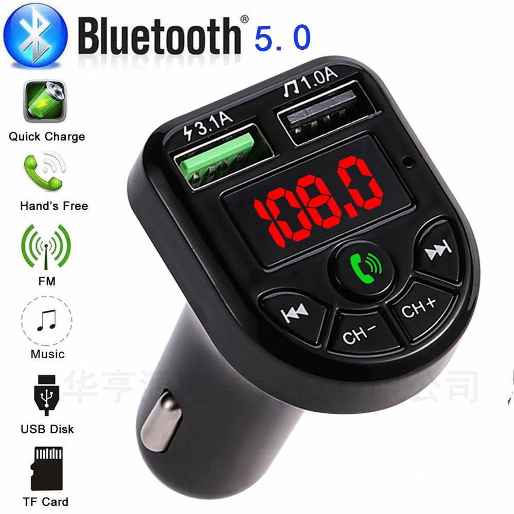 Car mp3 BTE5 Bluetooth Receiver E5 Car MP3 FM Transmitter Hands-free Call 