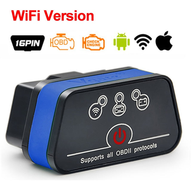 Herramienta de diagnóstico OBD2 Bluetooth/Wifi Vgate icar2 ELM327 Escáner OBD 2 Bluetooth/Wifi Mini ELM327 para lector de códigos Android/PC/IOS