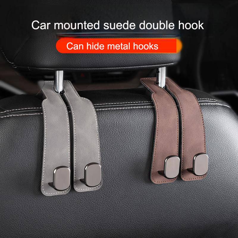 Car seat back phone holder hook