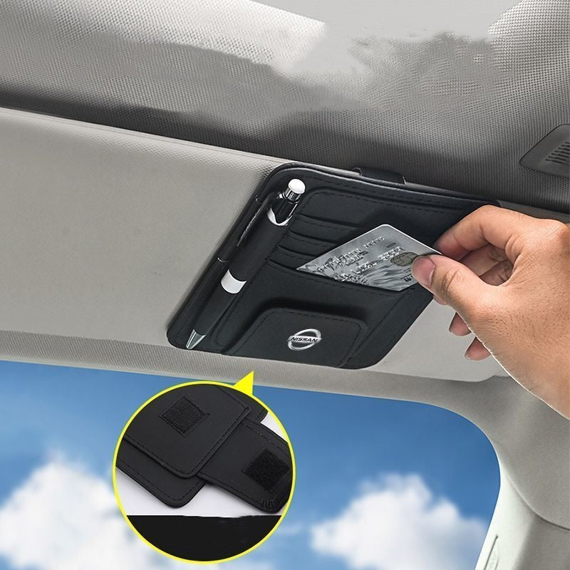 Adecuado para Nissan Jinke Xiaoke Qijun Loulan Qida Xuan Yi, clip para gafas de transporte de coche, clip trasero para sombrilla, clip de almacenamiento