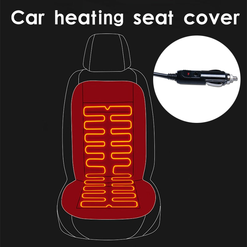 12V Heated car seat cover The cloak on the car seat Seat heating Universal Automobile cover car seat protector Car seat heating 